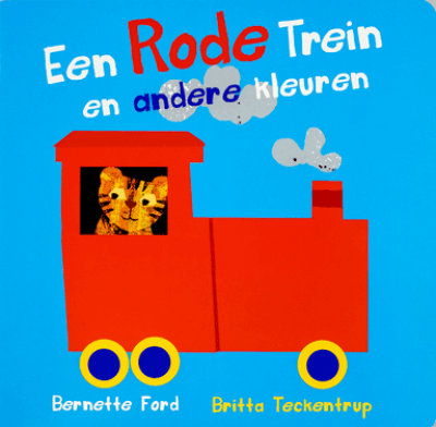 Een rode trein en andere kleuren