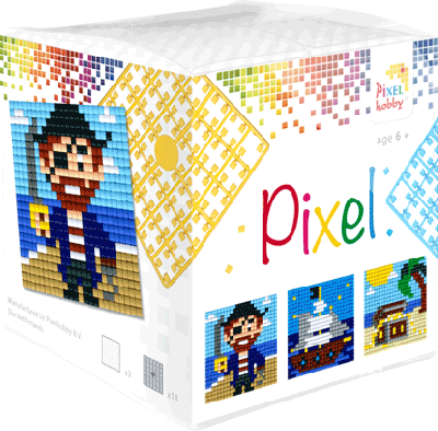 Pixelhobby kubus set piraat