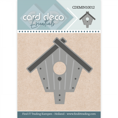 Card Deco Essentials mini snijmal vogelhuisje
