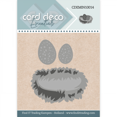 Card Deco Essentials mini snijmal vogelnest