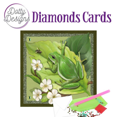 Dotty Design card 75 Frog vierkant