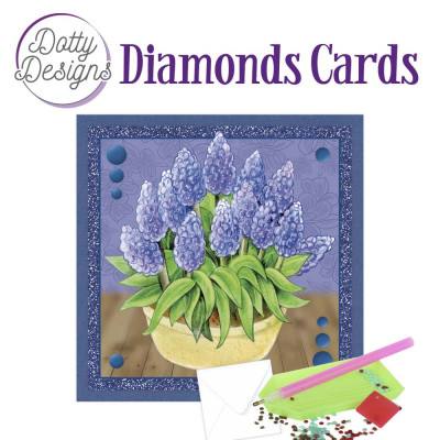 Dotty Design card 87 Hyacinth vierkant