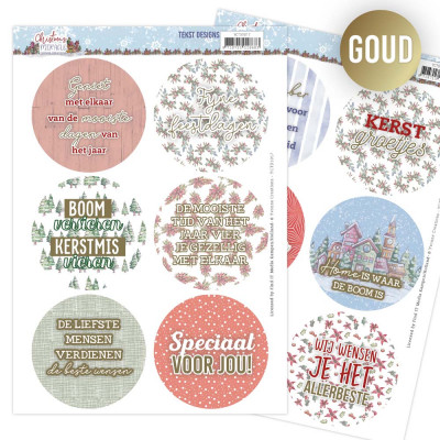 Yvonne Creations Christmas Miracle Push Out Tekst design 2vel