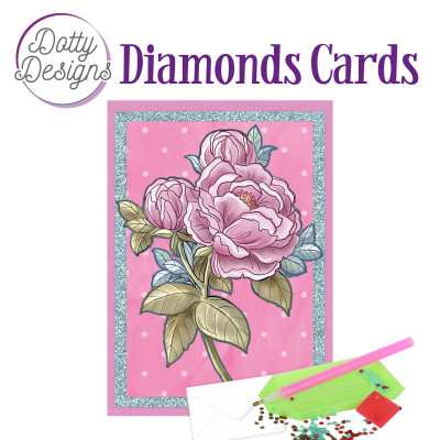 Dotty Design Card 104 Old Pink Peony