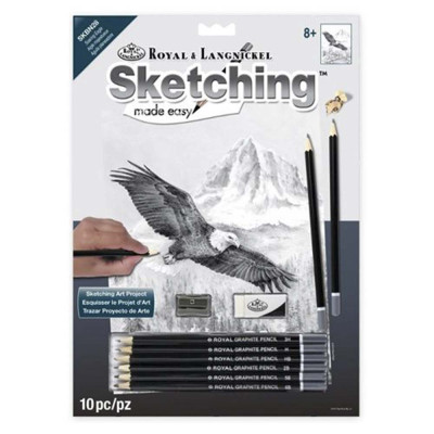 Sketching made easy Soaring Eagle