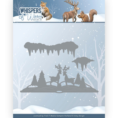Whispers of Winter snijmal winter scene van Amy Design