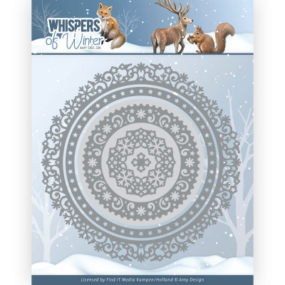 Whispers of Winter snijmal winter circle van Amy Design