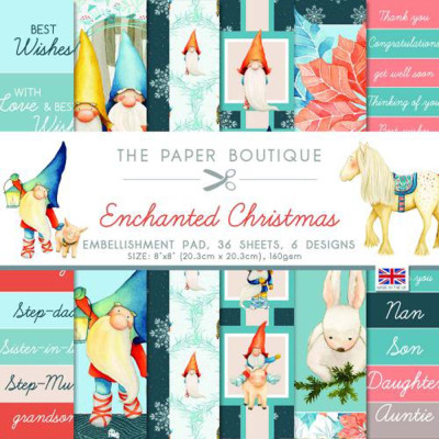 The Paper Boutique Christmas Embellishment pack Enchanted