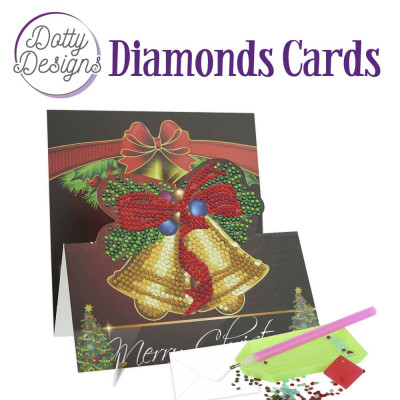 Dotty Design Easel Card 150 Christmas Bells