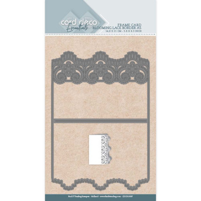 Frame Dies Blooming Lace Border A5 Card Deco