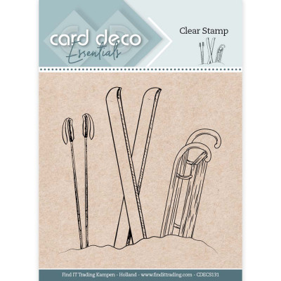 Clear Stamp 131 snow Stuff Card