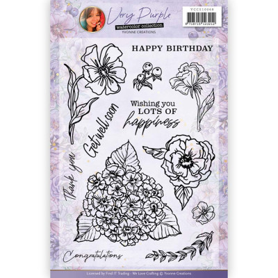YC Very Purple Clear Stamps