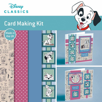 Card making kit 3 cards 101 Dalmatians