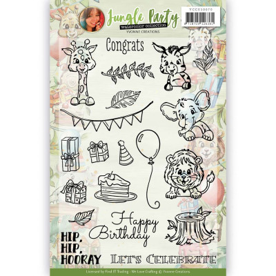 YC Jungle Party Clear Stamps