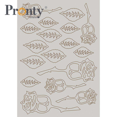 Pronty Crafts Chipboard roses