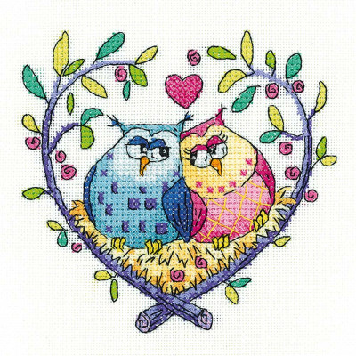 Borduurpakket Love Owls