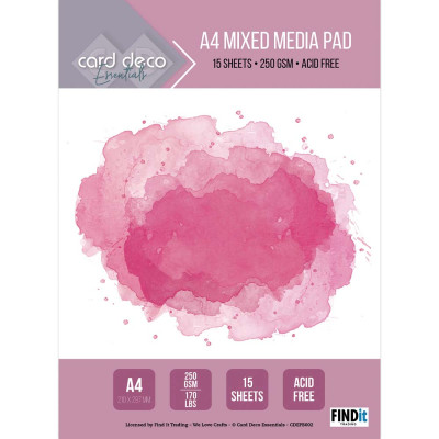 Mixed media pad A4