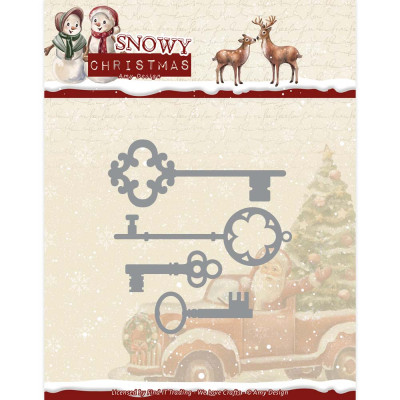 AD Snowy Christmas Snijmal Christmas Keys