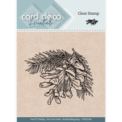 Clear Stamp Pine Cone