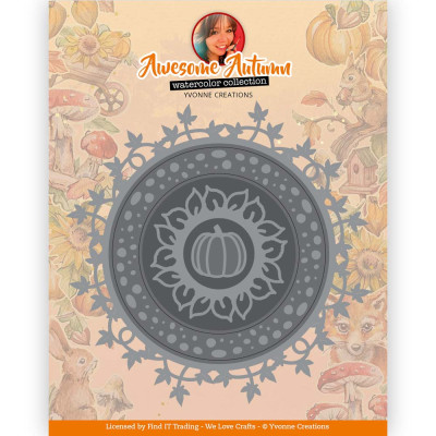 Snijmal - Yvonne Creations - Awesome Autumn - Autumn Cirlce