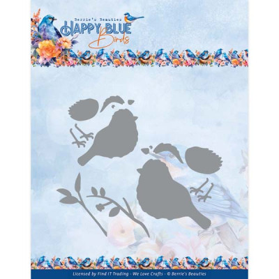 Berries Beauties Happy Blue Birds snijmal happy birds