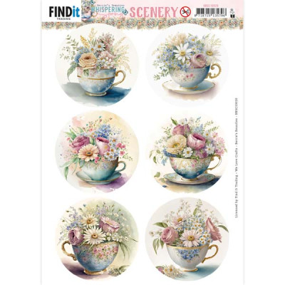 Berries Beauties Whispering spring push-out scenery tea round