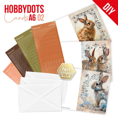 Hobbydots cards 01 A6 rabbit