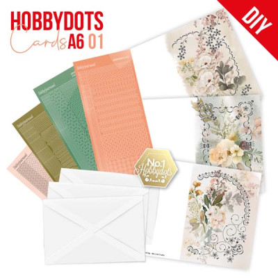 Hobbydots cards 01 A6 Wedding flower