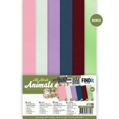 PM All about animals Linen cardstock 4K