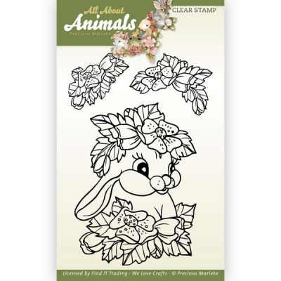 PM All about animals Clear stamps bunny