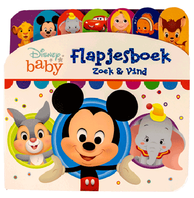 Disney Baby Zoek en vind Flapjesboek