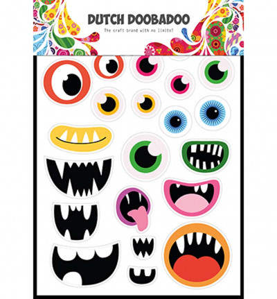 Dutch DooBaDoo Sticker Art A5 Monsters
