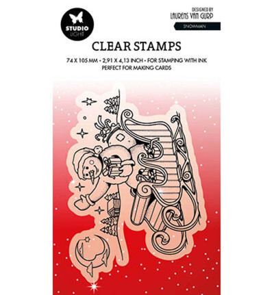 BL Clear stamp Snowman by Laurens