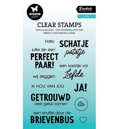 Clear stamp Liefde