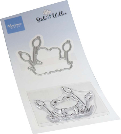 Marianne Design frog clear stamps & dies