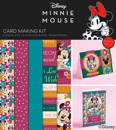 Card making kit 8 cards Mickey-Minnie