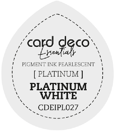 Pigment ink platinum fast drying pearlescent card deco ess
