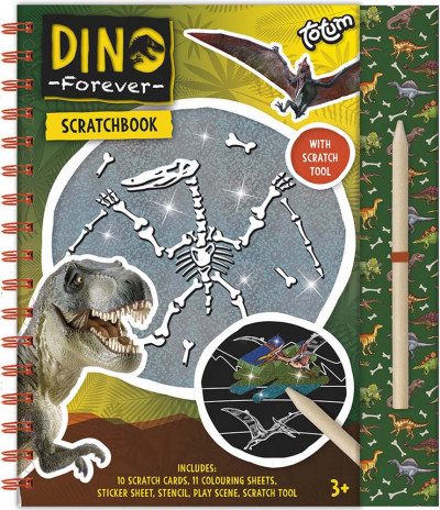 Dino forever luxe krasboek met ringband