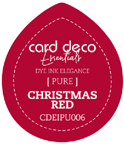 Dye Ink christmas red fade resistant card deco essentials