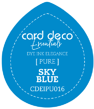 Dye Ink sky blue fade resistant card deco essentials