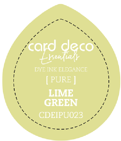 Dye Ink lime green fade resistant card deco essentials