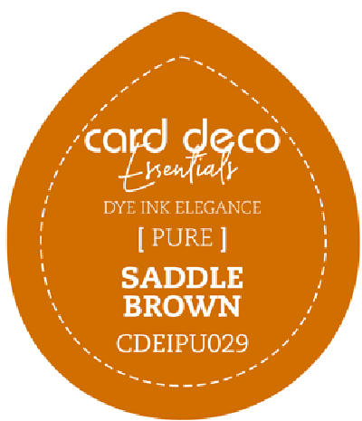 Dye Ink saddle brown fade resistant card deco essentials