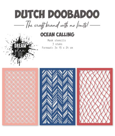 DDBD stencils ocean calling