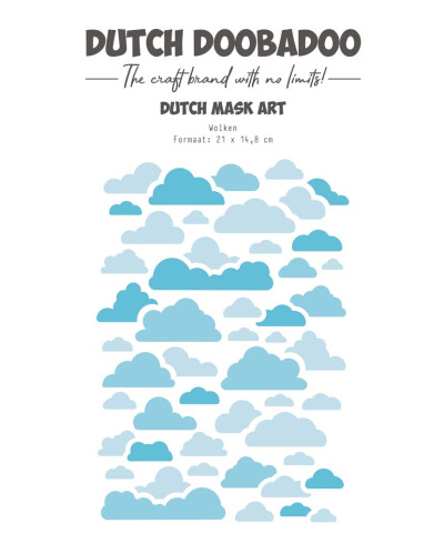 Dutch Doobadoo Mask Art Wolken A5
