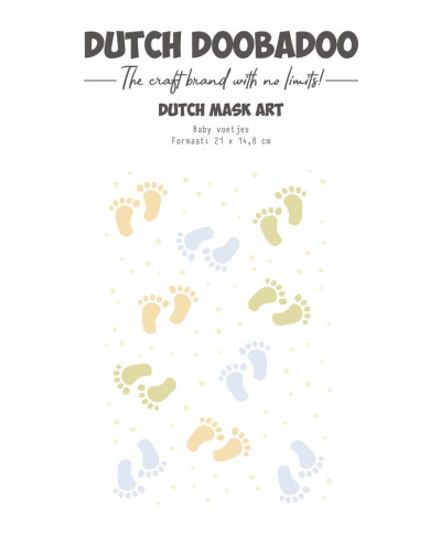Dutch Doobadoo Mask Art Baby voet