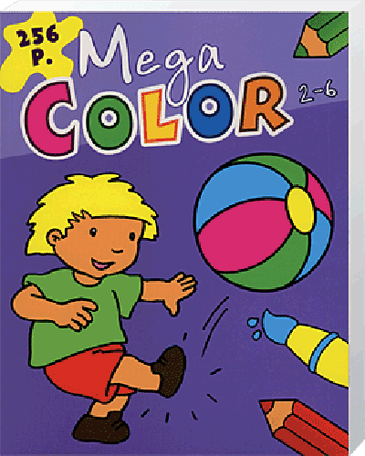 Mega Color Paars Roze 2 tot 6 jaar 256 pagina's