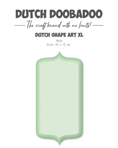 Dutch DooBaDoo shape art Maja A4