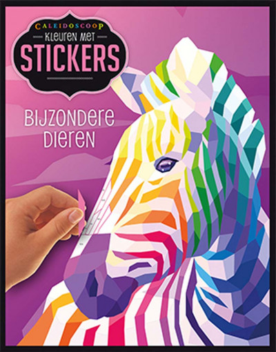 Kleuren met stickers - Bijzondere dieren