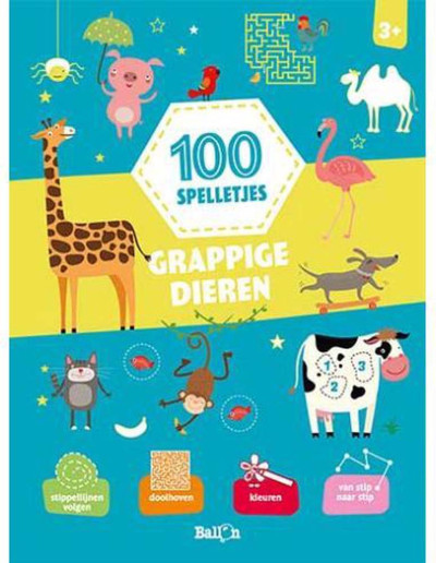 100 spelletjes grappige dieren