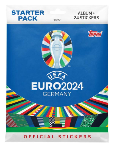 UEFA Euro 2024 - Starterpack album + 24 stickers